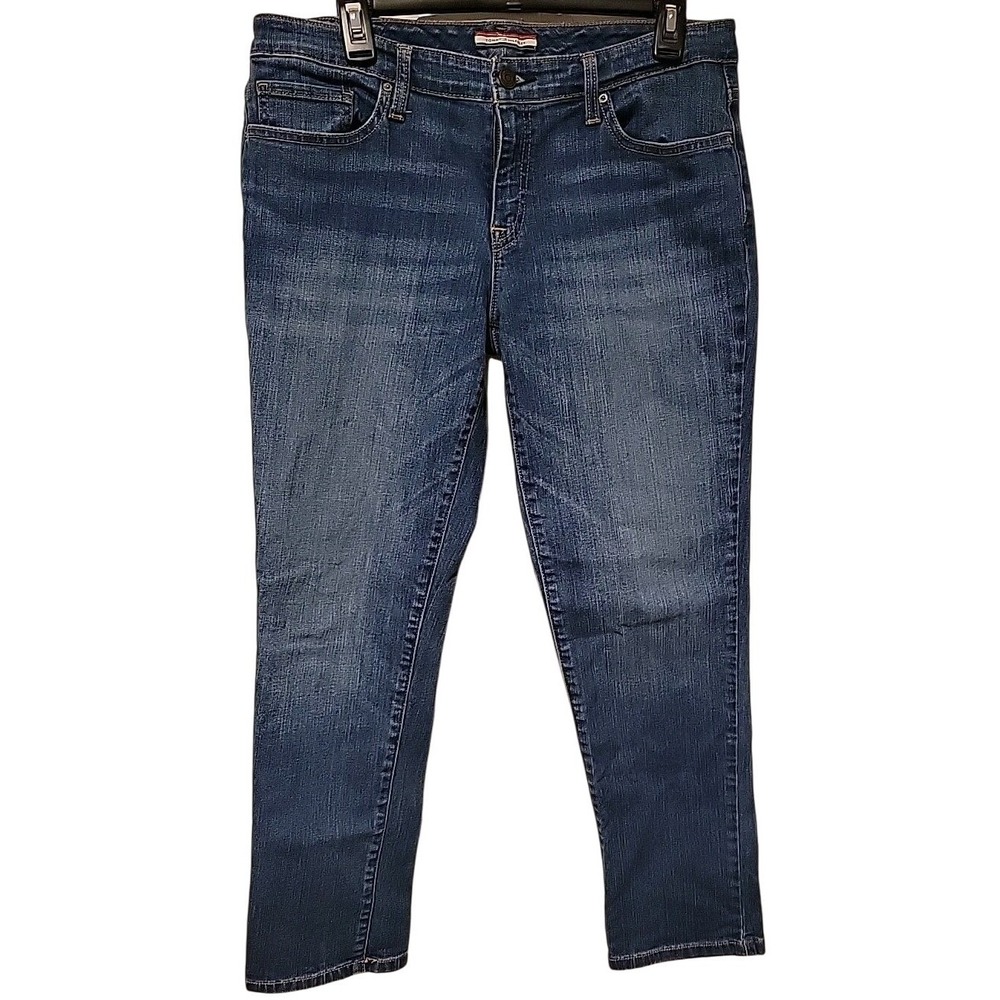 Tommy Hilfiger Boyfriend Jeans‎ Women's Size 8 Denim Straight Leg Midrise
